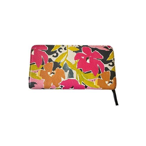 TED BAKER Floral Magnolia Large Print Clutch Zip Wallet NEW New with tags - Picture 4 of 6